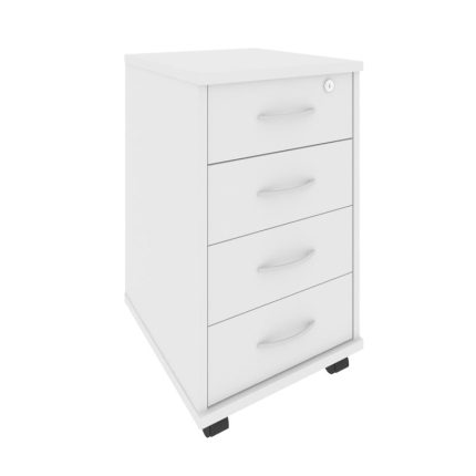 Riva Тумба подкатная с фолдингом А.ТМ-4F Белый 420*450*708