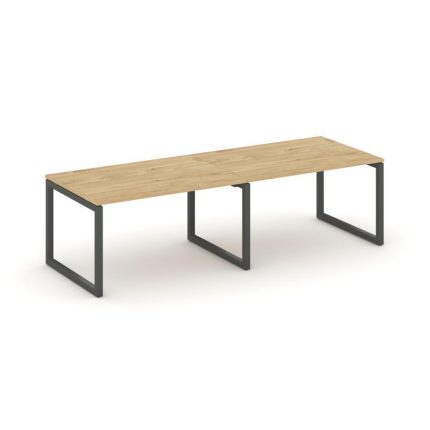 Style Project Стол переговорный SN-5O.SPRG-012.3 Тиквуд Светлый/Металл Антрацит 2360*980*750