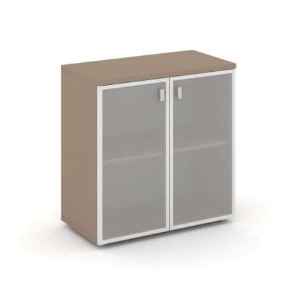 Estetica Шкаф низкий широкий ES.ST-3.2R Латте/Сатин матовый 800*420*823