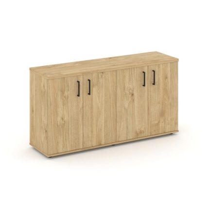 Style Project Тумба опорная/приставная SN.TOP-132 Тиквуд Светлый/Черный Ручки 1432*400*750