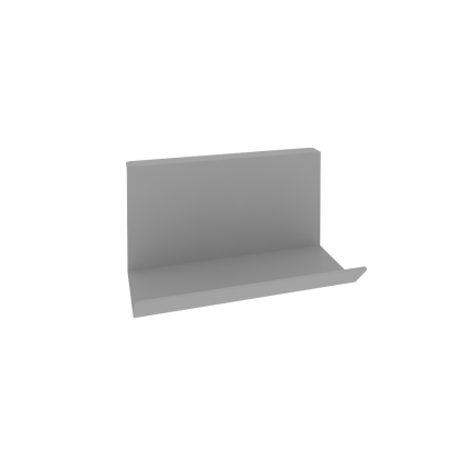 Кабель-канал горизонтальный KKG-20 Металл Серый 200*115*100