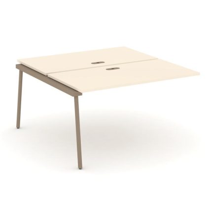 Estetica Двойной наборный элемент рабочей станциии ES.2.NRS-3-LP Сатин/Металл Латте 1380*1500*750