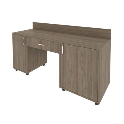 Light Стол с 2-мя тумбами и бортиком С-СТ-170 (R) Вяз Благородный 1700*550*750