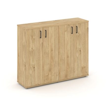 Style Project Тумба опорная/приставная SN.TOP-163 Тиквуд Светлый/Черный Ручки 1632*400*1150