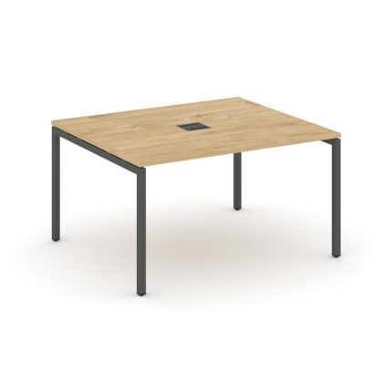 Style Project Стол переговорный SN-4P.SPRG-034 Тиквуд Светлый/Металл Антрацит 1580*1180*750