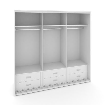 Maris Комплект №4, 3-х секционного шкафа низкого L=2369мм SH.K3-6.2 K4 Белый Бриллиант 2369*600*2006