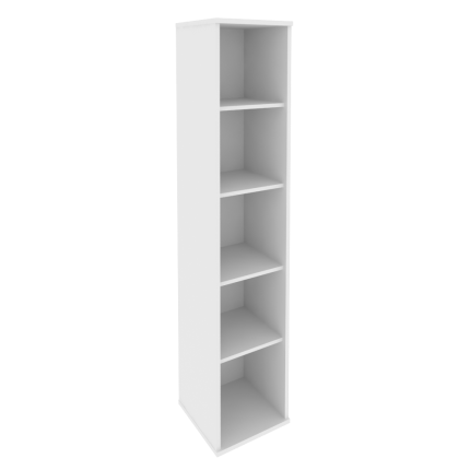 Style Стеллаж узкий Л.СУ-1 Белый 412*410*1980