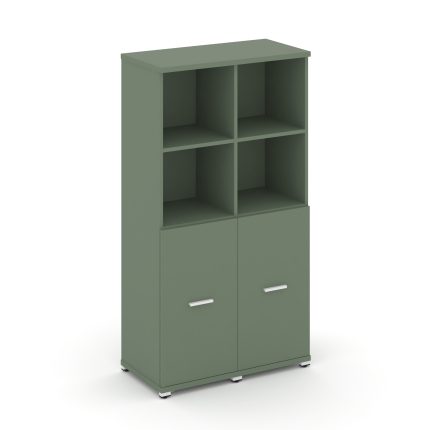 Concept Шкаф 2 узкие секции, 4 ниши CN.STU-421 W Кобо/Металл Белый 836*420*1554