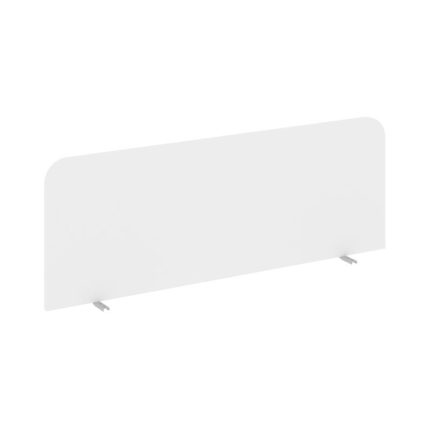 Настольный Экран фронтальный UNE.DEKRF-301 Белый Бриллиант/Металл Серый 980*18*325