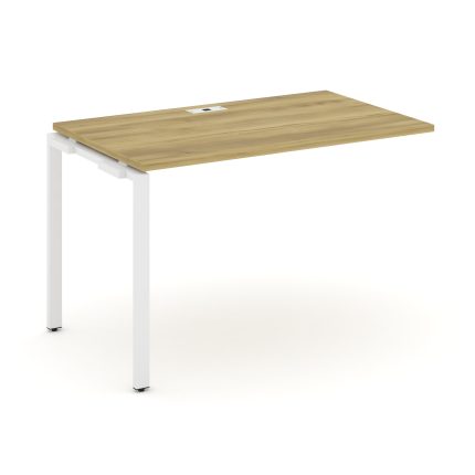 Concept Наборный элемент рабочей станциии CN.ONRS-002 Дуб Винченцо/Металл Белый 1180*720*750