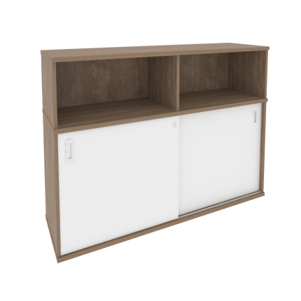 Onix Шкаф-купе приставной/опорный O.SHKO-2.7 T Дуб Аризона/Белый Бриллиант 1475*432*1120