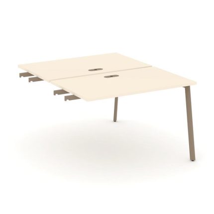Estetica Двойной стол приставка к опор. тумбам ES.D.SPR-2-LP Сатин/Металл Латте 1180*1500*750
