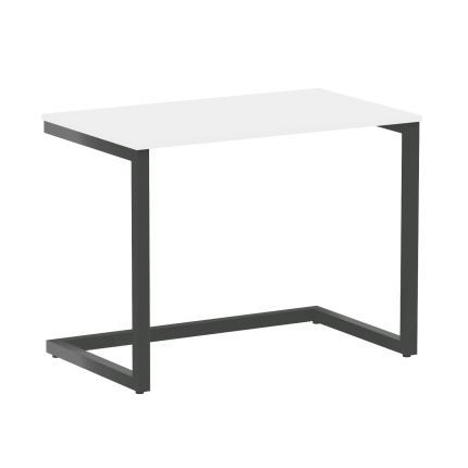 Home Office Стол письменный VR.SP-2-98 Белый Бриллиант/Металл Антрацит 980*600*750