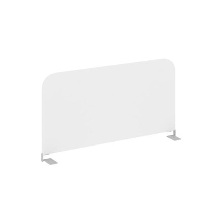 Настольный Экран боковой UNE.DEKRB-407.25 Белый Бриллиант/Металл Серый 1180*18*397