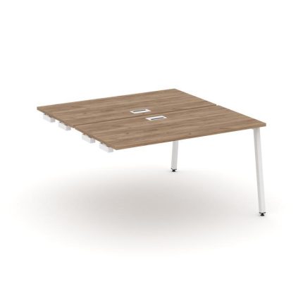 Style Project Стол-приставка к опор. элем. SN-4A.DPRS-004 Дуб Табак/Металл Белый 1580*1232*750