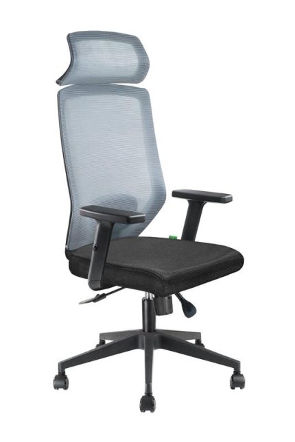 Кресло Bronte A755 Luxe Серый/Черный