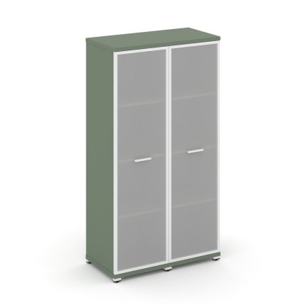 Concept Шкаф 2 узкие секции, 4 ниши CN.STU-426 RMW W Кобо/Металл Белый/Сатин 836*420*1554