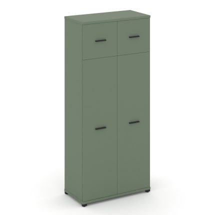 Concept Шкаф 1 широкая секция, 5 ниш CN.STS-517 B Кобо/Металл Черный 836*420*1922