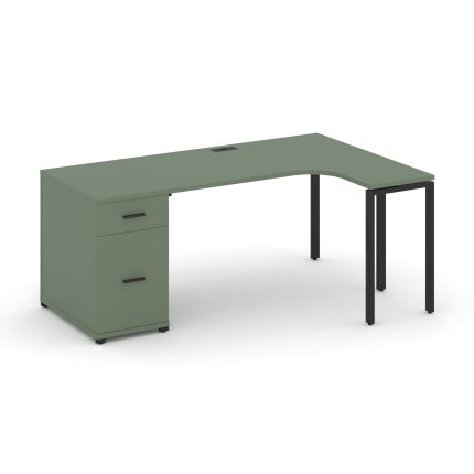 Concept Стол эргономичный CN.SA-403(R) B Кобо/Металл Черный 1800*1180*750