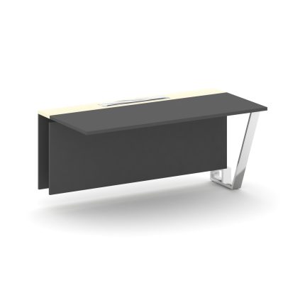 Steel Meet Проходной модуль MM-PR.B.SPPO-16 Антрацит/Ваниль Глянец/Нержавеющая Сталь/Хром 1600*800*7