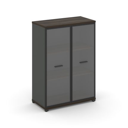 Concept Шкаф 1 широкая секция, 3 ниши CN.STS.E-316 RPB A Дуб Мали/Антрацит/Металл Антрацит/Прозрачны