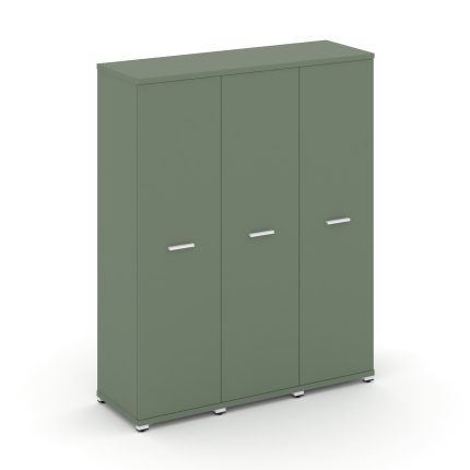 Concept Шкаф 3 узкие секции, 4 ниши CN.STU-436 W Кобо/Металл Белый 1252*420*1554