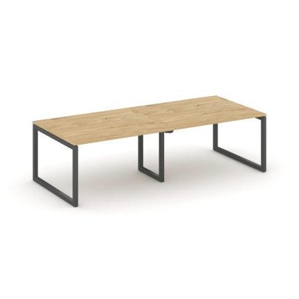 Style Project Стол переговорный SN-5O.SPRG-043.3 Тиквуд Светлый/Металл Антрацит 2760*1180*750