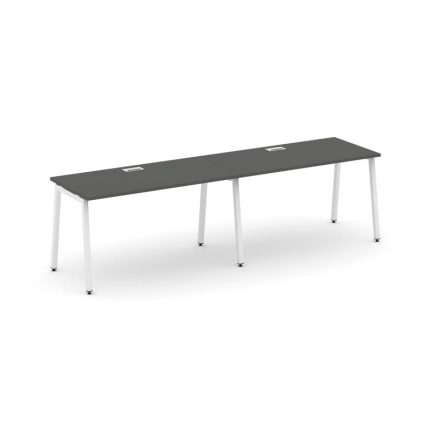 Style Project Рабочая станция 1 сторон. SN-4A.ORS-004 Антрацит/Металл Белый 3160*600*750