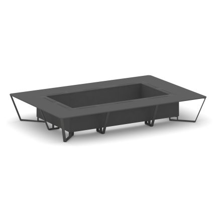 Steel Meet Стол переговорный прямоугольный KD-PR.B.SP-20K Антрацит/Металл Антрацит 4800*3200*750