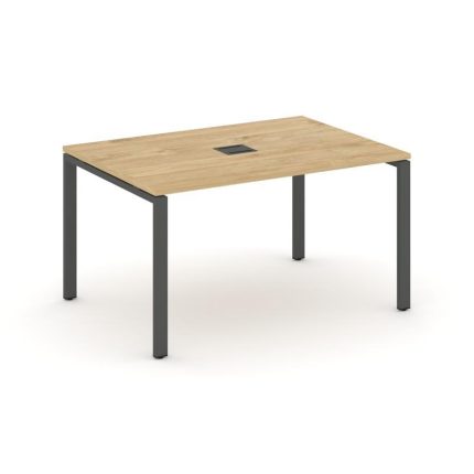 Style Project Стол переговорный SN-6P.SPRG-001 Тиквуд Светлый/Металл Антрацит 980*980*750