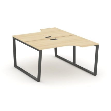 Style Project Рабочая станция эргоном. SN-6T2.DRPA-002 Акация Лорка/Металл Антрацит/Заглушка Пластик