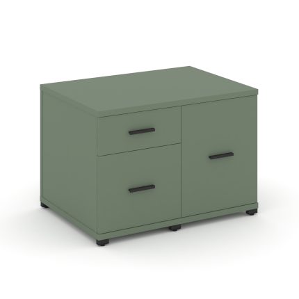 Concept Тумба приставная сервисная CN.TSR-001 B Кобо/Металл Черный 836*600*583