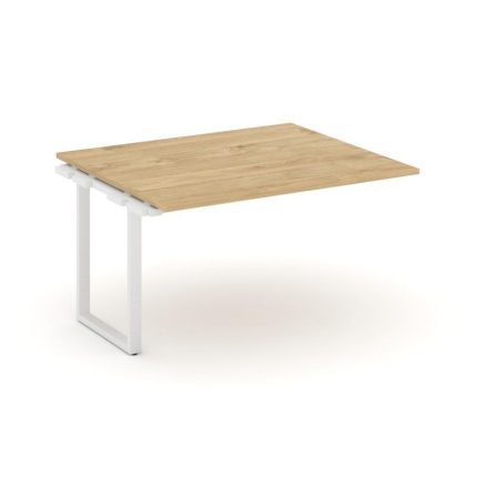 Style Project Проходной наб. элем. перег. стола SN-6O.NSPRG-032.3 Тиквуд Светлый/Металл Белый 1180*1