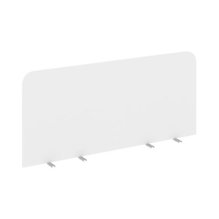 Настольный Экран фронтальный UNE.DEKRF-505 Белый Бриллиант/Металл Серый 1780*18*525