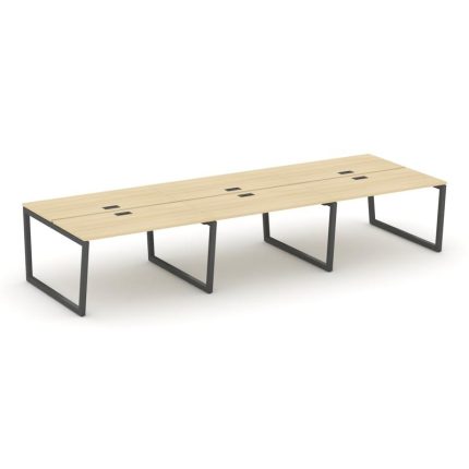 Style Project Рабочая станция 2-х сторон. SN-5T2.DRS-062 Акация Лорка/Металл Антрацит/Заглушка Пласт