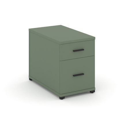 Concept Тумба опорная/приставная 1 ящ.+1 распаш. фасад CN.TGO-004 B Кобо/Металл Черный 420*720*583