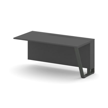 Steel Meet Завершающий модуль KD-PR.B.SPZO-16(R) Антрацит/Металл Антрацит 1600*800*750