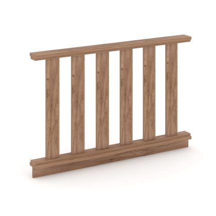 Kodex Барьер для зала суда KD.BZ-13 Дуб Табак 1300*100*850