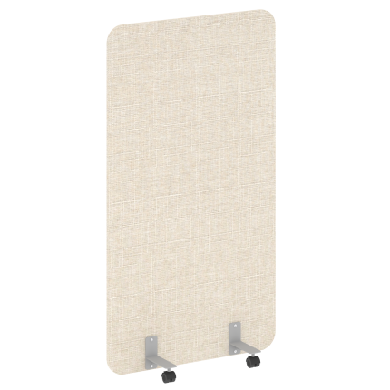 R-line soft Перегородка на металлических опорах, на роликах AP.R-100-180 Romeo 02/Металл Серый 1000*