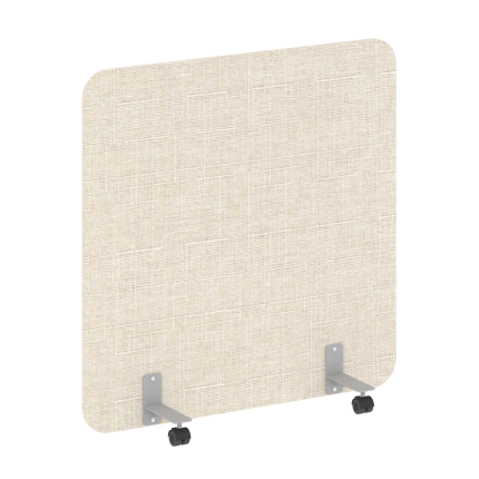 R-line soft Перегородка на металлических опорах, на роликах AP.R-120-120 Romeo 02/Металл Серый 1200*