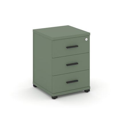 Concept Тумба опорная/приставная 3 ящ. CN.TUO-001 B Кобо/Металл Черный 420*420*583