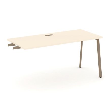 Estetica Стол приставка к опорным тумбам ES.SPR-4-LP Сатин/Металл Латте 1580*730*750