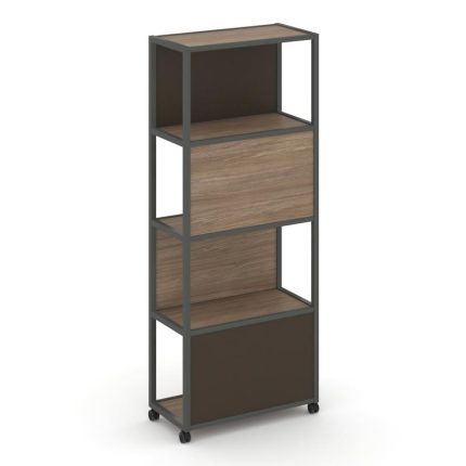 Shelf Mobile Стеллаж 5 уровней 1 секция VR.LT-STK-504.10 Дуб Аризона/Металл Антрацит/W-25 1000*400*2