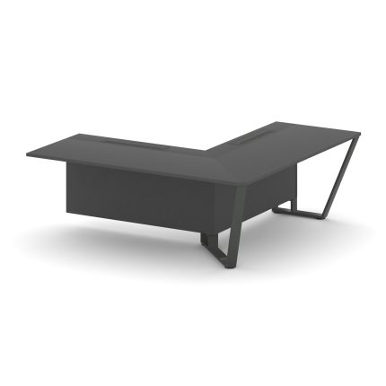 Steel Meet Завершающий угловой модуль правый KD-PR.B.SPZOU-20(R) Антрацит/Металл Антрацит 2000*2000*