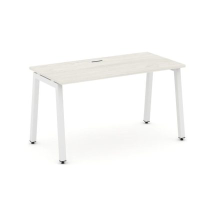 Style Project Стол письменный SN-5A.SP-013 Дуб Наварра/Металл Белый 1380*700*750