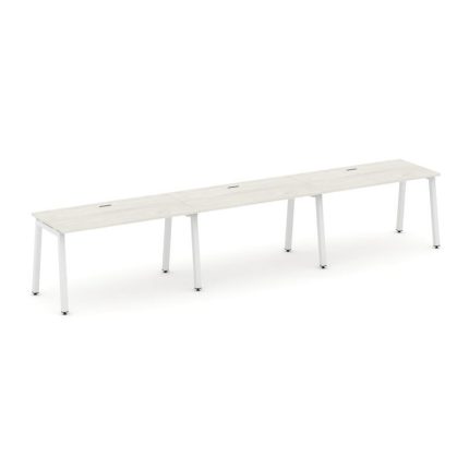 Style Project Рабочая станция 1 сторон. SN-5A.ORS-044 Дуб Наварра/Металл Белый 4740*700*750