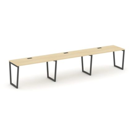 Style Project Рабочая станция 1 сторон. SN-4T2.ORS-051 Акация Лорка/Металл Антрацит/Заглушка Пластик