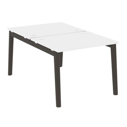 Onix Wood Рабочая станция OW.D.RS-2.1.8 Белый Бриллиант/Дуб Темный/Металл Антрацит 980*1635*750