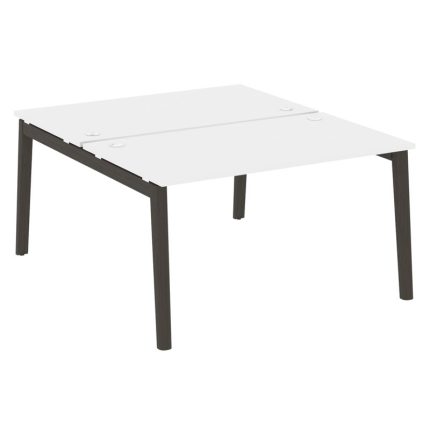 Onix Wood Рабочая станция OW.D.RS-2.3.8 Белый Бриллиант/Дуб Темный/Металл Антрацит 1380*1635*750