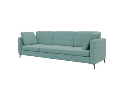 Brasco Диван трехместный BRS-3 Forest 694/Металл Черный 2450*800*840